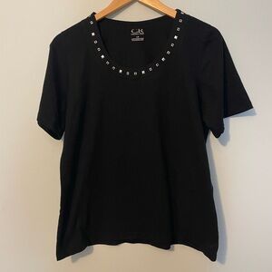 Carroll Reed Vintage Black T-shirt Large